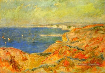  claude art - Sur la falaise près de Dieppe II Claude Monet